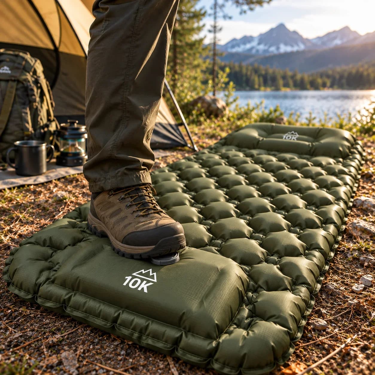 foot pump camping sleeping mat 04 1790340954
